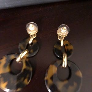 J. Crew tortoise earrings